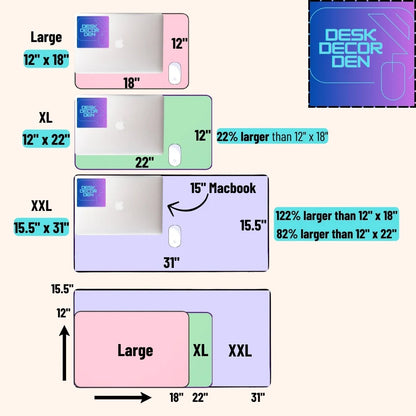 Pixel Art Deskmat Cyber Retro Mousepad Vaporwave Sunset, XL Track Pad 80S 90S Synthwave, 8 Bit Desk Mat Retrowave Anime Mouse Pad Vaporwave